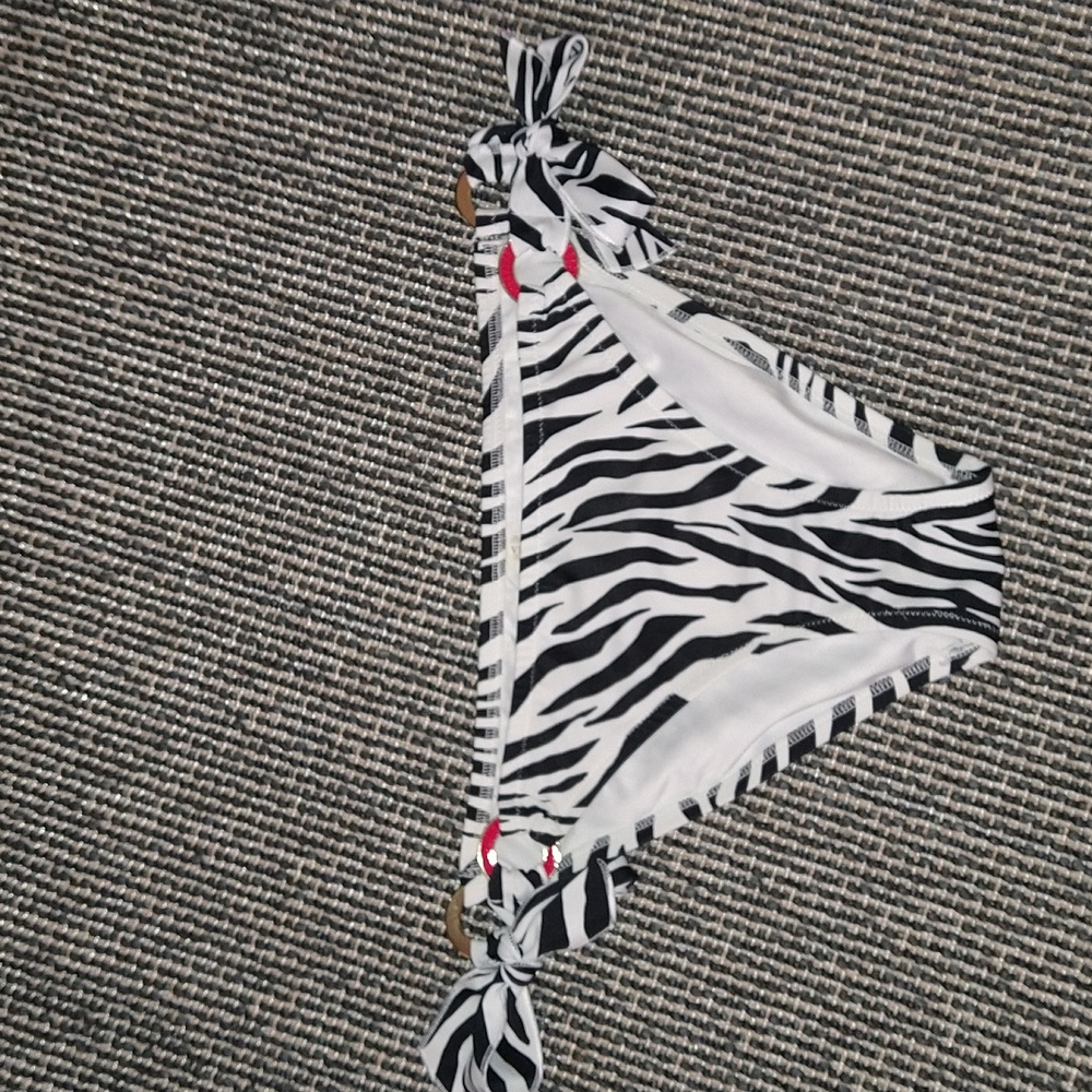 Vs Zebra Print Bikini Bottom Separates - image 5